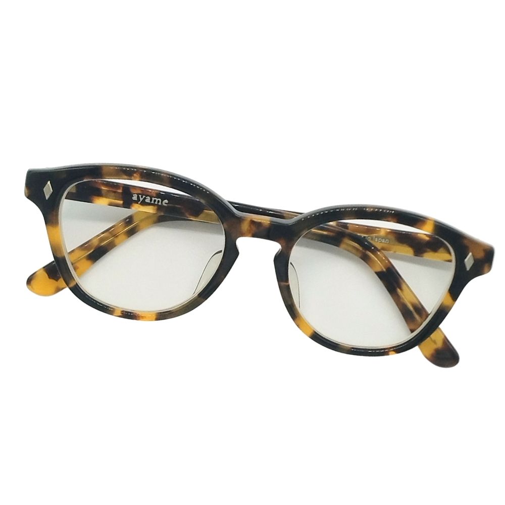 ayame アヤメ メガネ 901 最初期モデル 日本製 レンズ度入り ブラウン系 サイズ54□17 正規品 / 40399【中古】