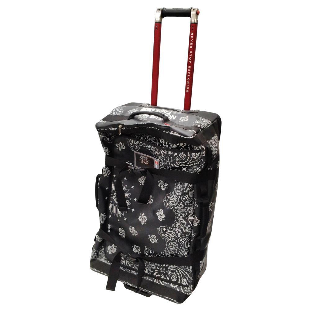 SUPREME シュプリーム × The North Face 14AW Bandana Rolling Thunder Bag  バンダナ キャリーバッグ ブラック  正規品 / 36890【中古】