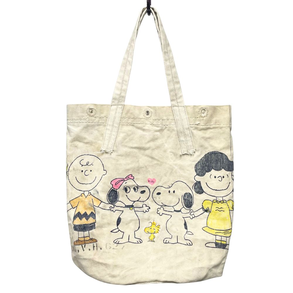 kitzfitz ハンドメイド ヴィンテージファブリック スヌーピーデザイン トートバッグ 正規品 / 52006【中古】