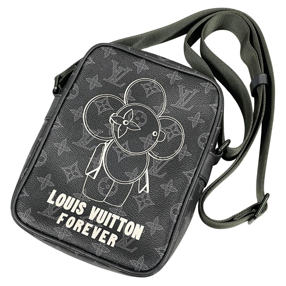 LOUIS VUITTON ルイ・ヴィトン M43677 エクリプス ダヌーブPM ヴィヴィエンヌ 限定 ブラック 正規品 / 40300【中古】