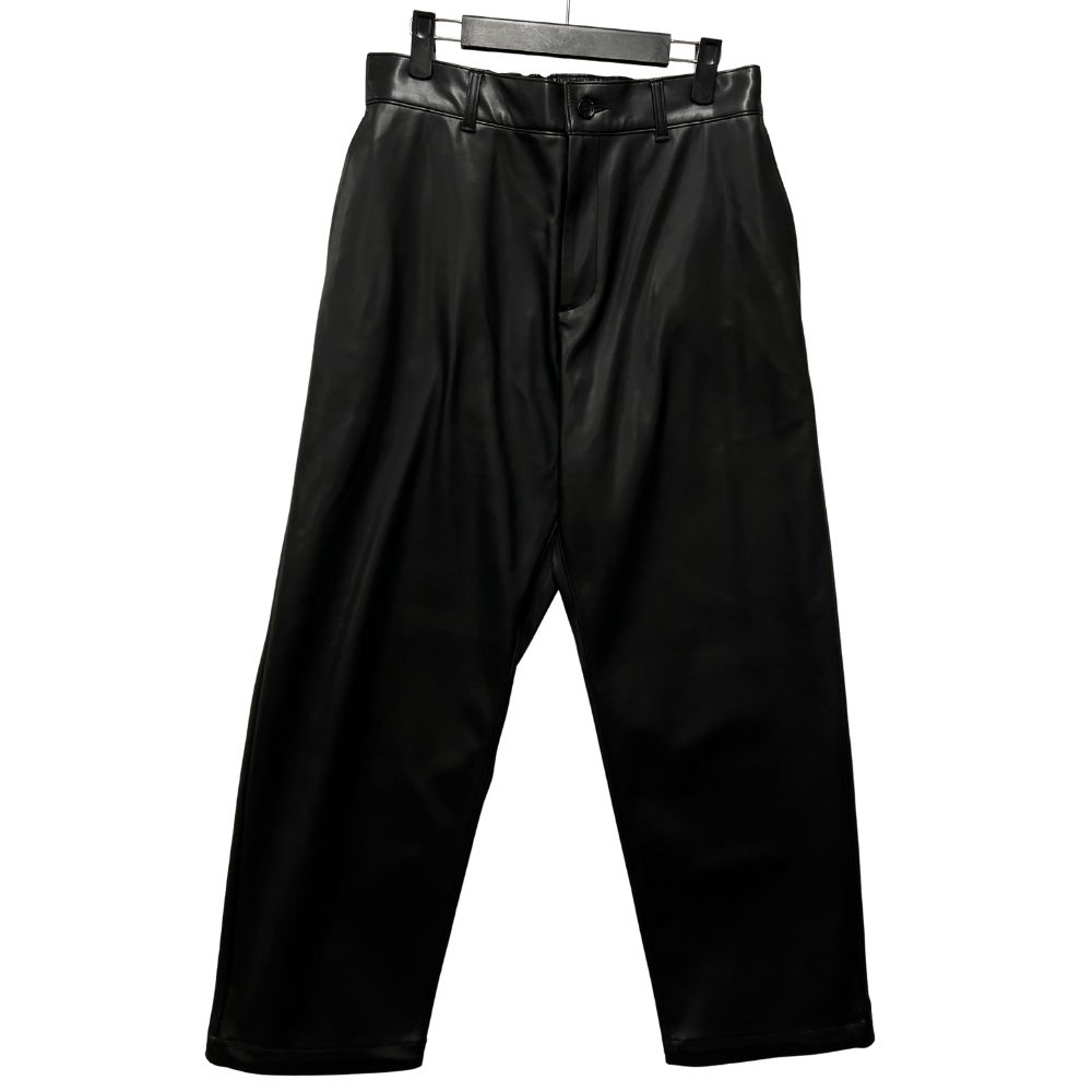 N.HOOLYWOOD エヌハリウッド LEATHER PANTS シンセティックレザー 合成皮革 パンツ ブラック サイズ40 正規品 / 53539【中古】