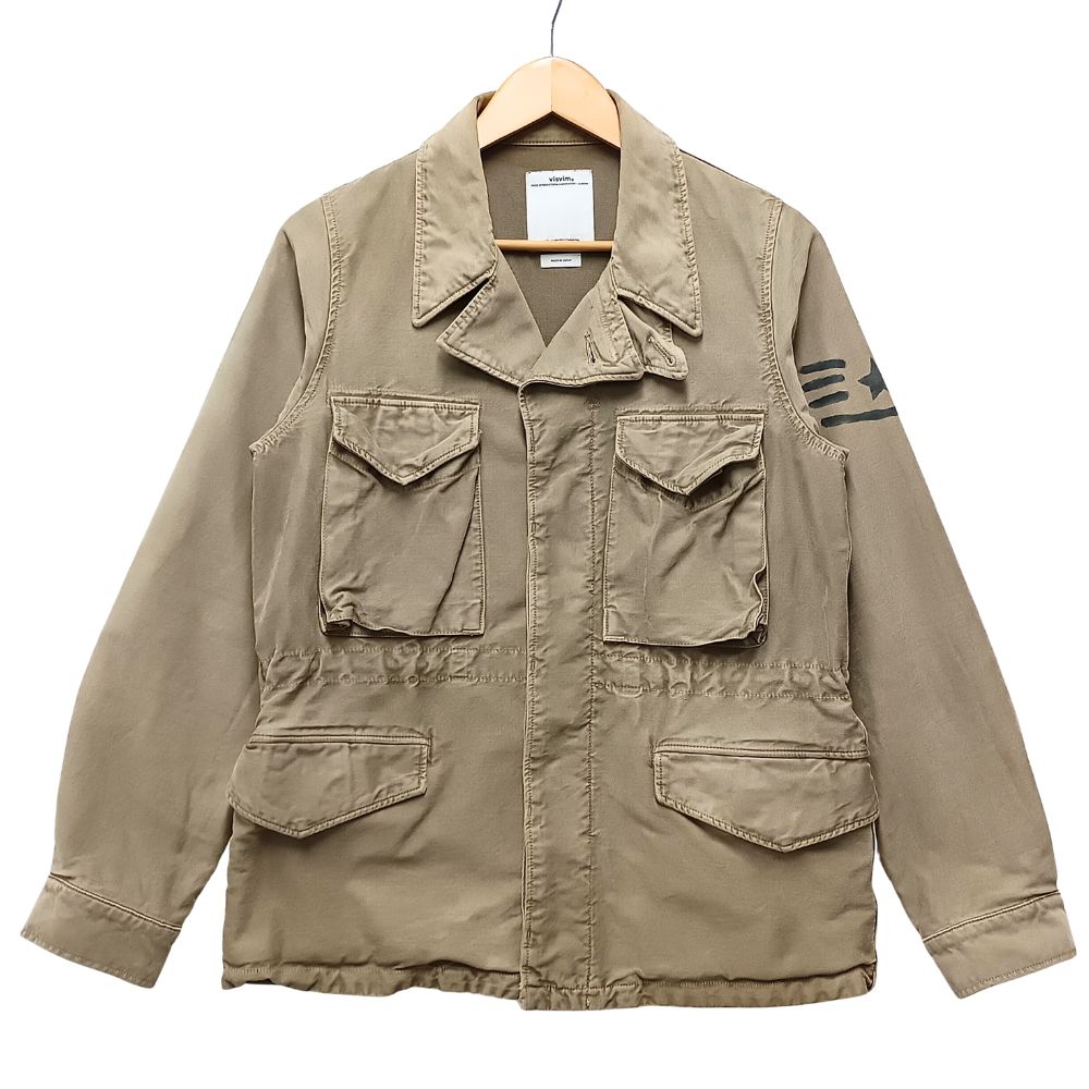 VISVIM ビズビム 品番 0115105013021 ACHSE JACKET アクセ ジャケット カーキ サイズ 1 正規品 / 45154【中古】