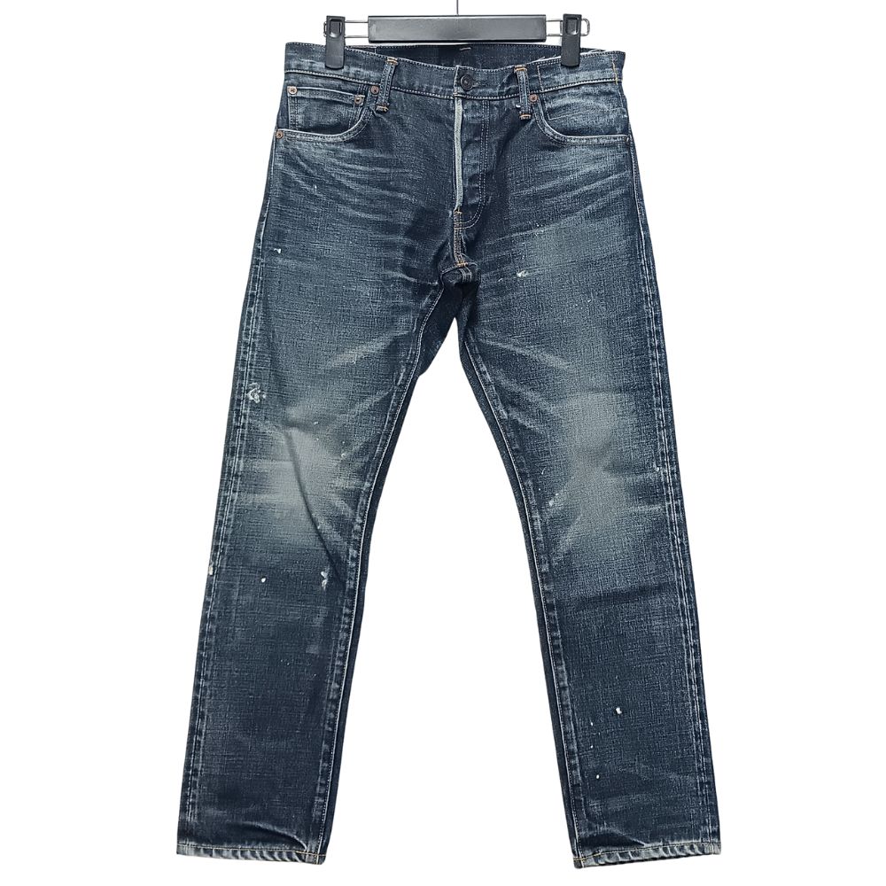 VISVIM ビズビム 品番 0121105005019 SOCIAL SCULPTURE 10 DANAGED-26 加工 デニムパンツ インディゴ サイズL28W32 正規品 / 54147【中古】