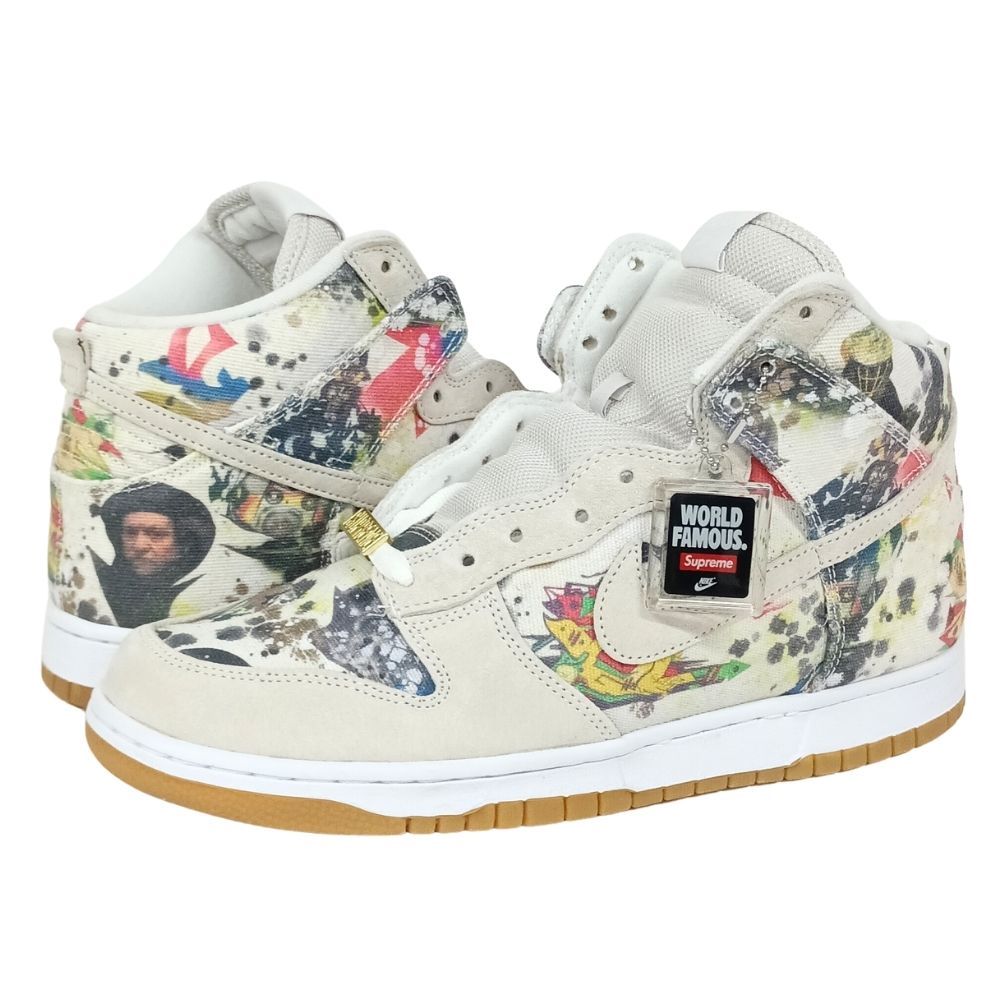 NIKE ナイキ FD8779-100 SB DUNK HIGH OG QS Rammellzee ラメルジー シューズ マルチ 大きさUS10.5\u003d28.5珊 定め事品 / 54266【中古】