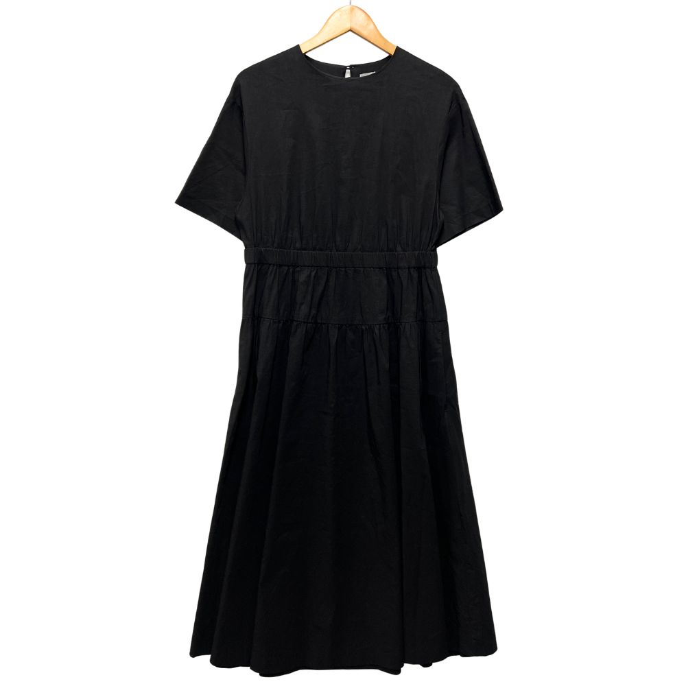 THEORY 行動論理 theory luxe レディース APRIE CRISP LINEN 衣装 黒いこと 大きさ 40 置き目品 / 54411【中古】