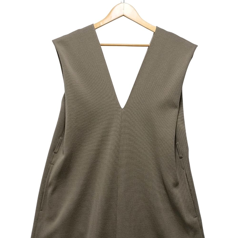 CFCL シーエフシーエル CF006KI089 レディース TW MILAN RIB SLEEVELESS JUMPSUIT 飛び降りる背広 TAUPE BEIGE 大きさ1 置き目品 / 54347【中古】