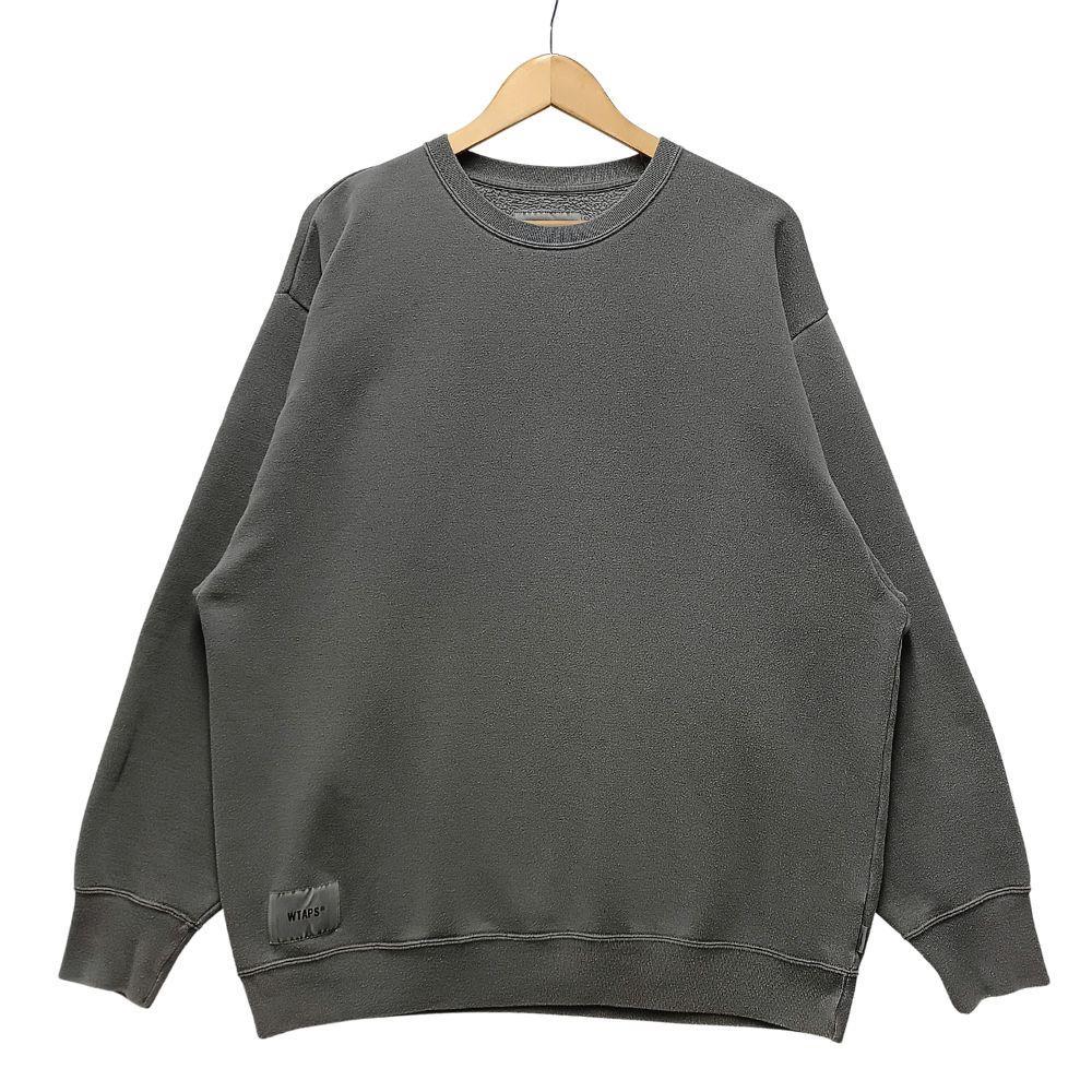 WTAPS ダブルタップス 25AW SIGN-OD / SWEATER / CTPL 製作 流汗 濃灰色 大きさ 3 置き目品 / 40967【中古】