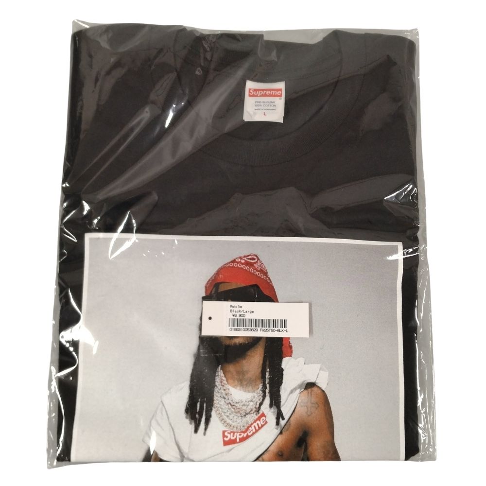 SUPREME シュプリーム 25AW Playboi Carti Photo Tee フォト プリント 半袖Tシャツ コットン ブラック サイズ L 正規品 / 40452【中古】|STONE RIVER