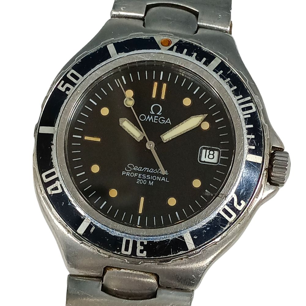 OMEGA オメガ シーマスター プロフェッショナル 200 クォーツ メンズ 腕時計 正規品 / C1089【中古】