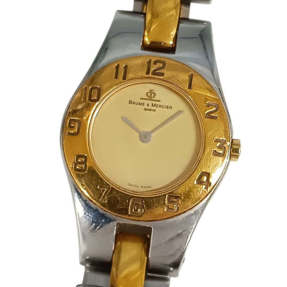 BAUME & MERCIER ボーム＆メルシェ リネア クォーツ レディース 腕時計 正規品 / C1092【中古】