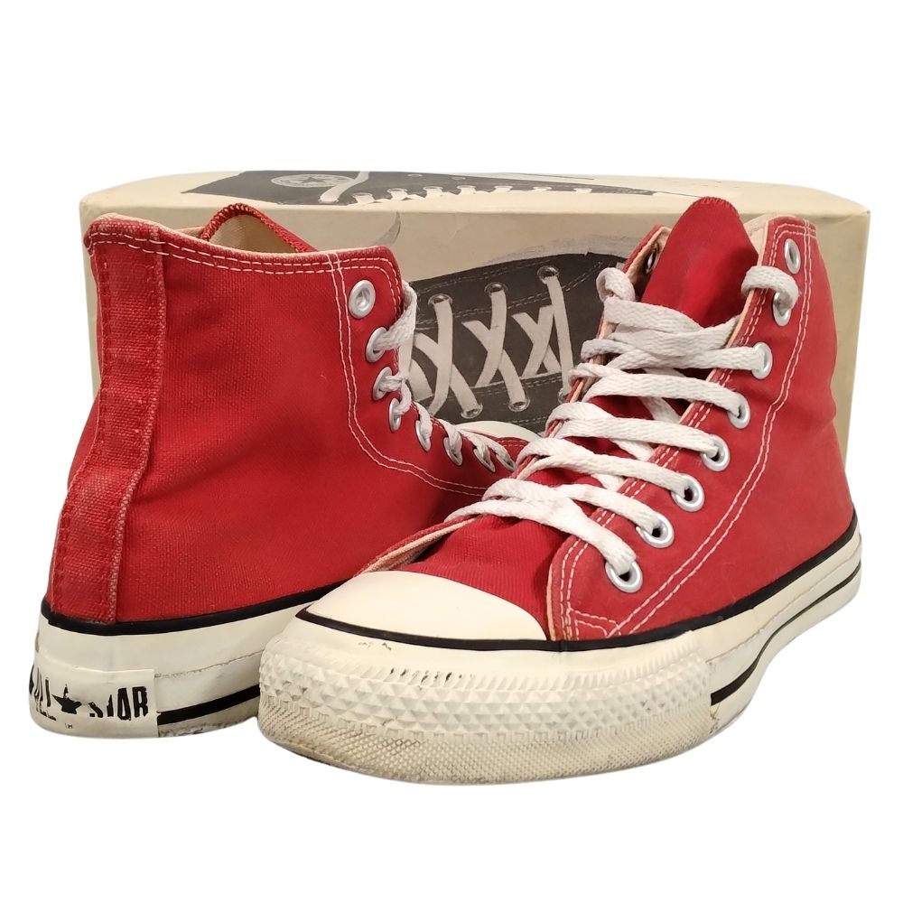 CONVERSE コンバース ALL STAR HI オールスター ご機嫌 シューズ USA製 スニーカー 赤いこと 大きさ US7\u003d25.5珊 定め事品 / 51068【中古】
