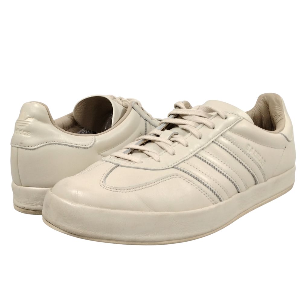 ADIDAS ORIGINALS アディダスオリジナルス JI350 Gazelle Indoor ガゼル インドア レザー シューズ ホワイト系 US12\u003d30cm 正規品 / 51689【中古】