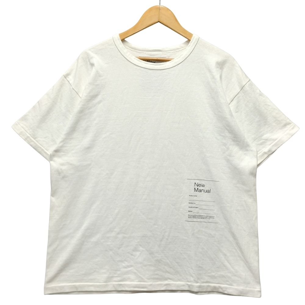 NEW MANUAL ニュー取扱説明書 × KAPTAIN SUNSHINE 旗がしら太陽の光 WEST COAST TEE 半袖Ｔシャツ 大きさ L 置き目品 / 51867【中古】