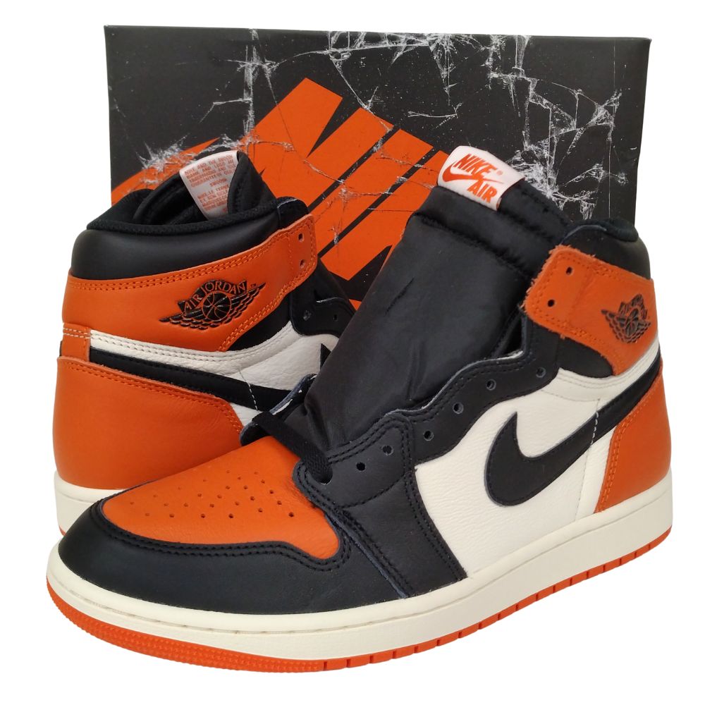 NIKE ナイキ 品番 DZ5485-008 AIR JORDAN 1 RETRO HIGH OG シャッターバックボード シューズ スニーカー US9.5\u003d27.5cm 正規品 / 52106【中古】