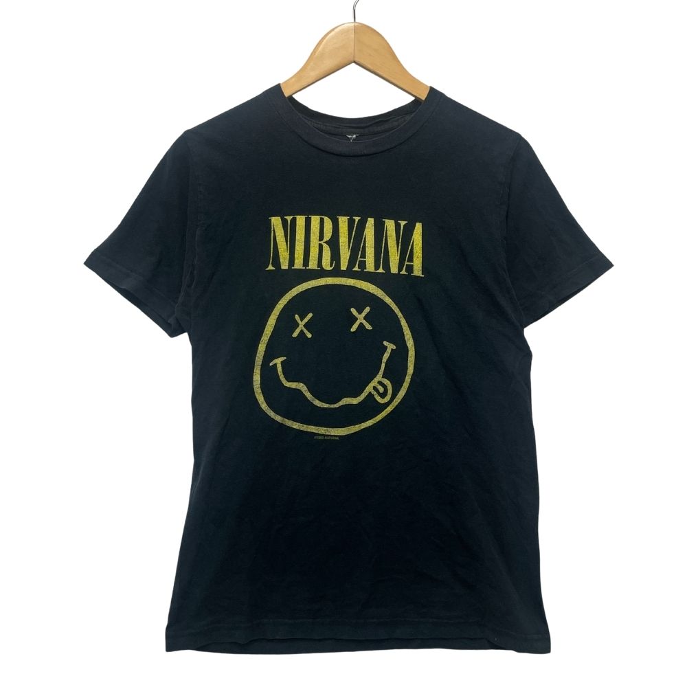 ヴィンテージ 涅槃 わらい顔 刷り上げる 半袖Ｔシャツ 黒いこと 大きさ曖昧模糊たる 置き目品 / 52522【中古】