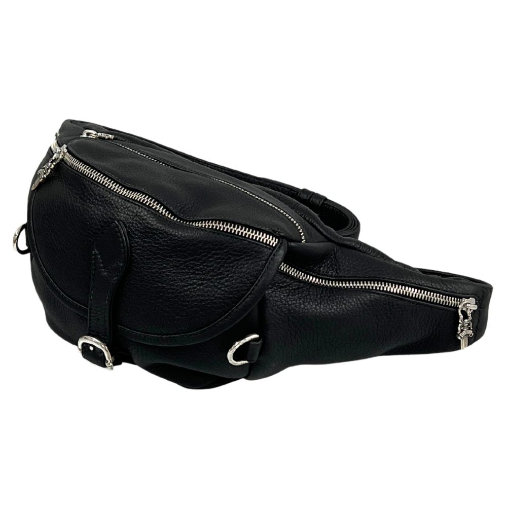 CHROME HEARTS クロムハーツ SNAT PACK スナットパック 上半身御徒面子 仕切り状嘱する 黒いこと 定め事品 / 41099【中古】