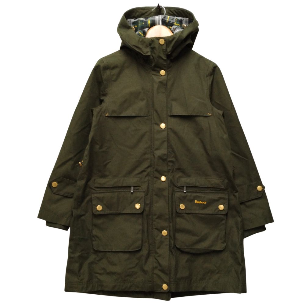 BARBOUR バーブァー 品番 1902412 125周年記念モデル フードジップコート カーキ サイズUK8 正規品 / 35438【中古】｜STONE RIVER