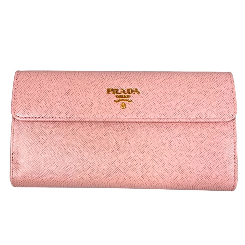 PRADA プラダ 型番 1MH133 サフィアーノレザー  二つ折り長紙入れ PESCO 定まり品 / 52892【中古】