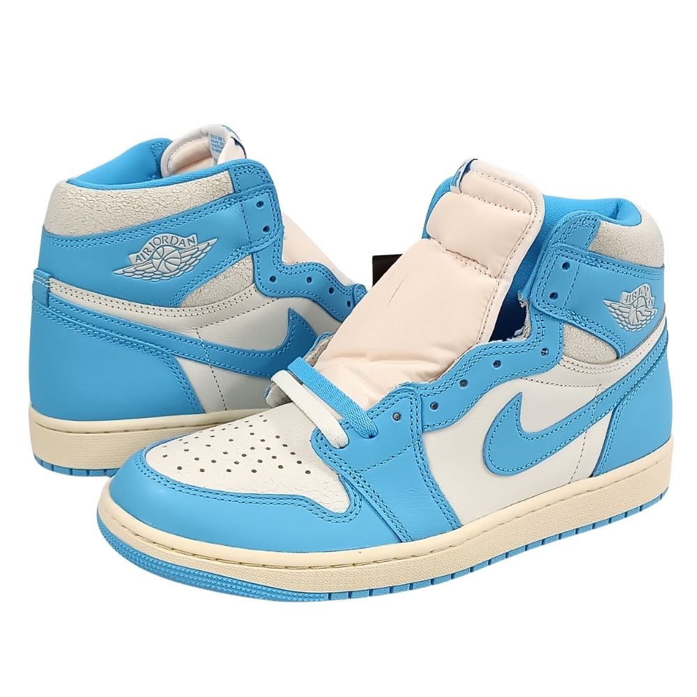 NIKE ナイキ 品番 DZ5485-402 AIR JORDAN 1 RETRO HIGH OG UNC REIMAGINED スニーカー ダークパウダーブルー US9.5\u003d27.5糎 置き目品 / 53488【中古】