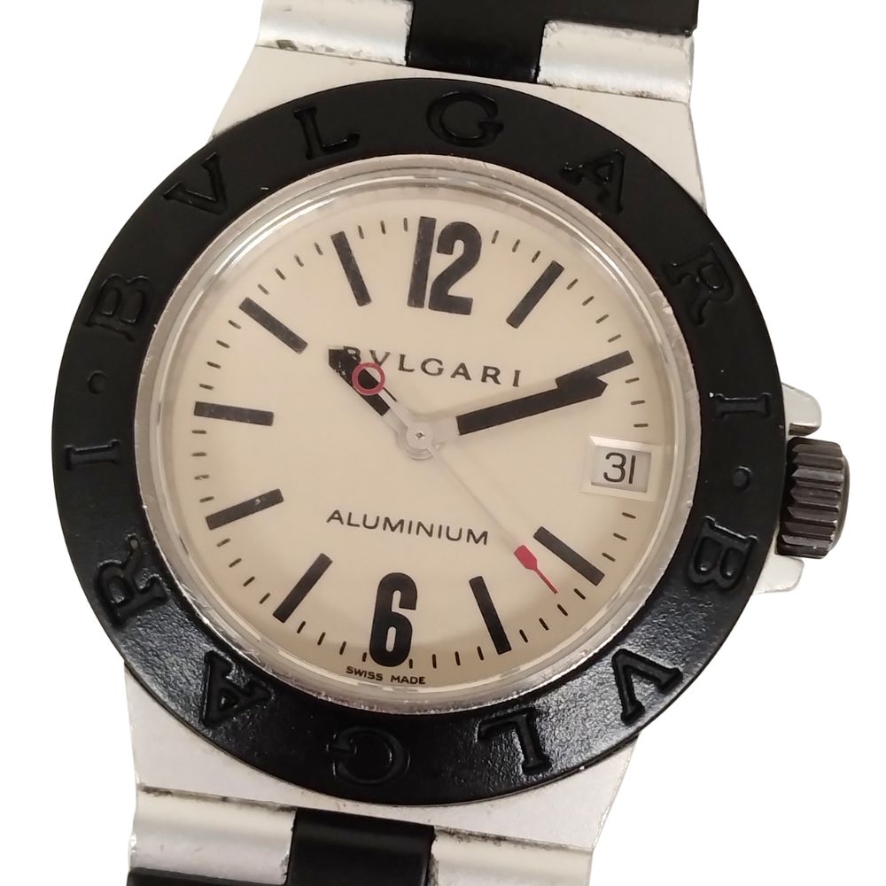 BVLGARI ブル小峡谷 AL32A 軽銀  石英 ボーイズ ウオッチ 定まり品 / C679【中古】