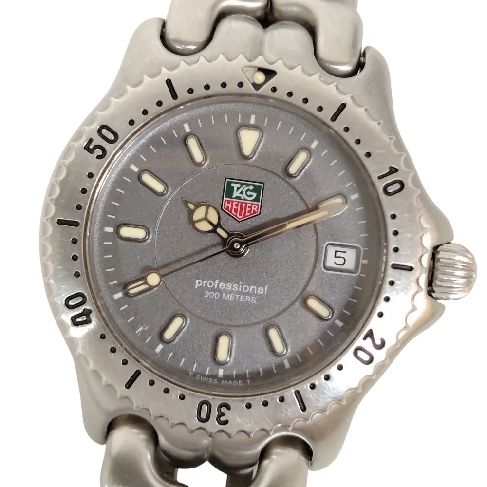 TAG HEUER タグホイヤー WG1213-K0 独居室 専門的 石英 ボーイズ ウオッチ しろがね色 定まり品 / C703【中古】