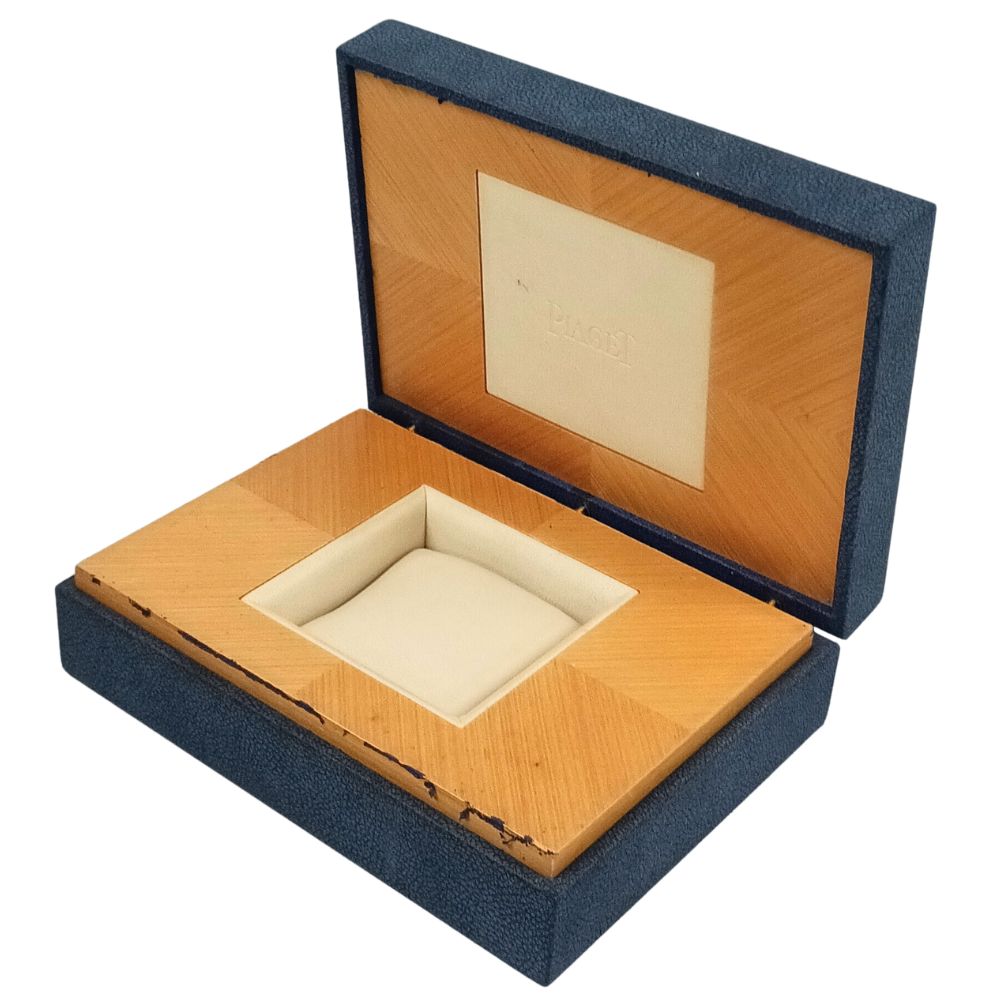 PIAGET ピアジェ 時辰儀用容れもの あき場所箱 青碧系 定め事品 / H109【中古】