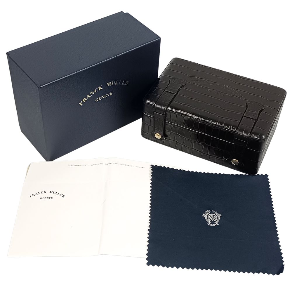 FRANCK MULLER 真っ正直レギオモンタヌス 時辰儀用容れもの あき場所箱 黒いこと 定め事品 / H93【中古】