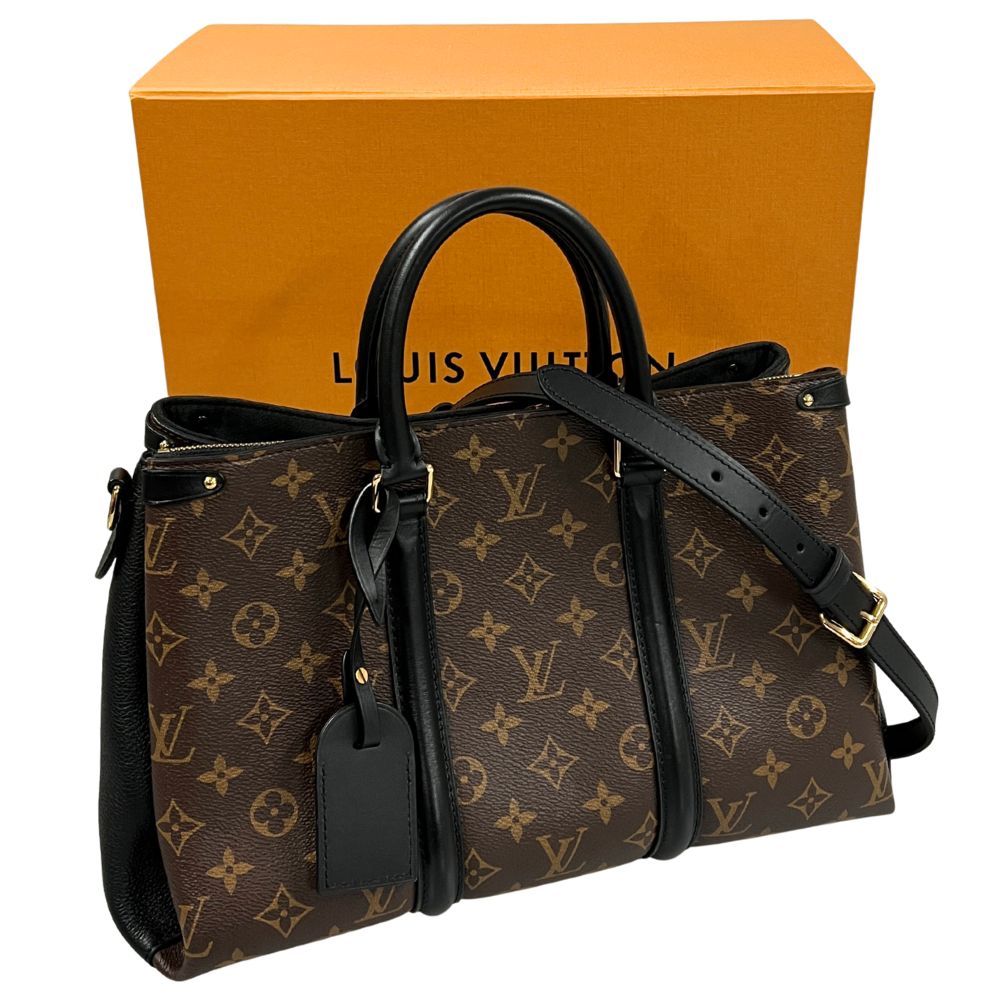 LOUIS VUITTON ルイ・ヴィトン M44817 スフロ NV MM モノグラム ノワール 2WAY ショルダーバッグ 赤銅色×黒いこと 置き目品 / 40801【中古】