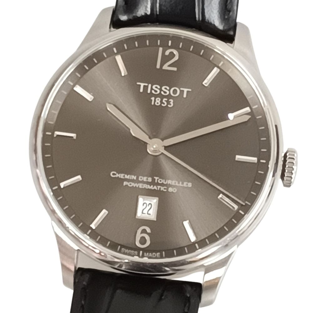TISSOT ティソ T099407A シュマン デ トゥレル パワーマティック80 自動小銃一巻き ウオッチ 定まり品 / C1011【中古】