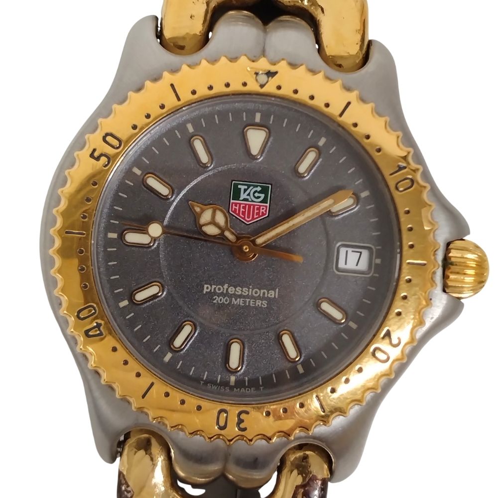 TAG HEUER タグホイヤー WG1220-K0 セルシリーズ デイト クォーツ ボーイズ 腕時計 正規品 / C735【中古】|STONE RIVER