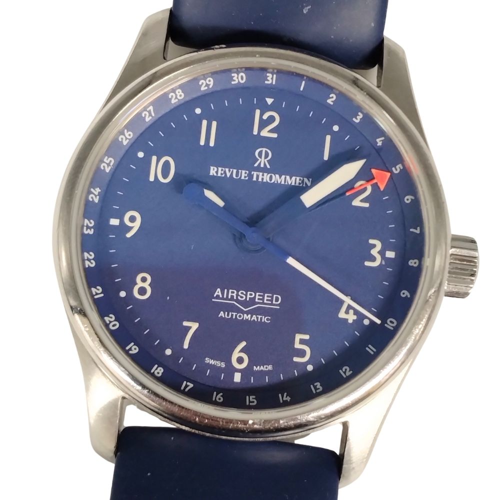 REVUE THOMMEN レビュートーメン 大気圏素早さ 自動小銃一巻き ウオッチ 定め事品 / C812【中古】