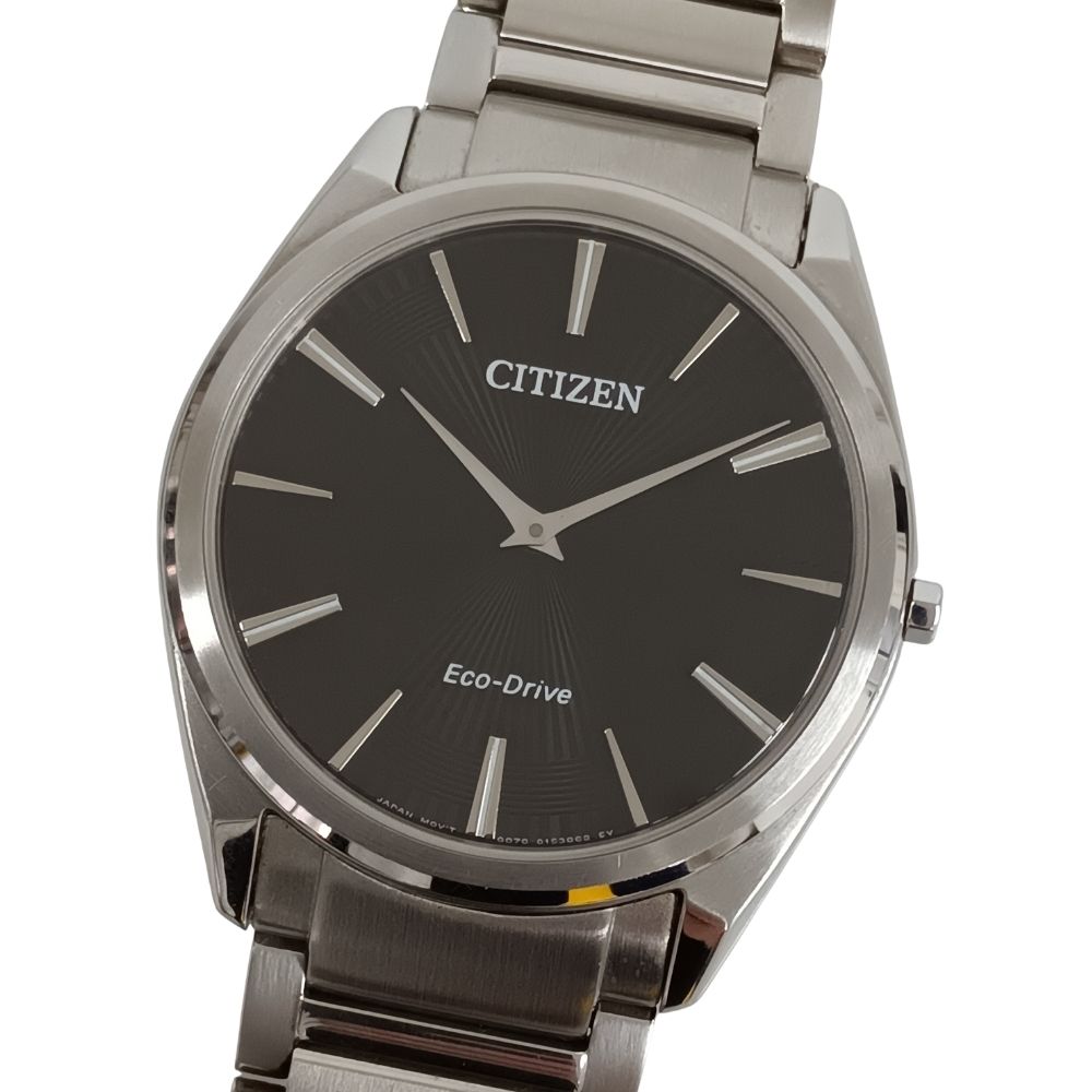 CITIZEN シチズン AR30702-55E エコ運転 ソーラー電磁波 ウォッチ 置き目品 / C943【中古】