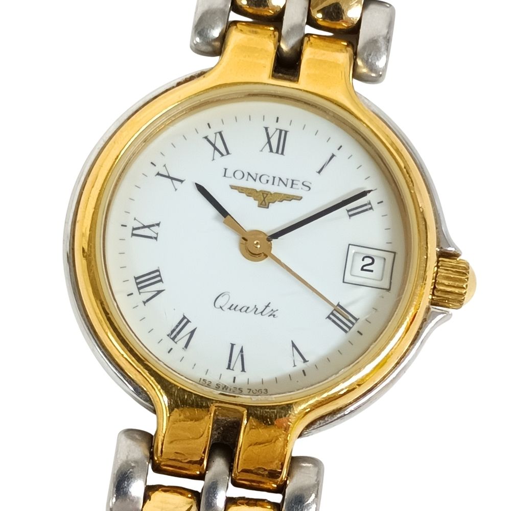 LONGINES ロンジン フラッグシップ デイト クォーツ 腕時計 正規品 / C972【中古】｜STONE RIVER