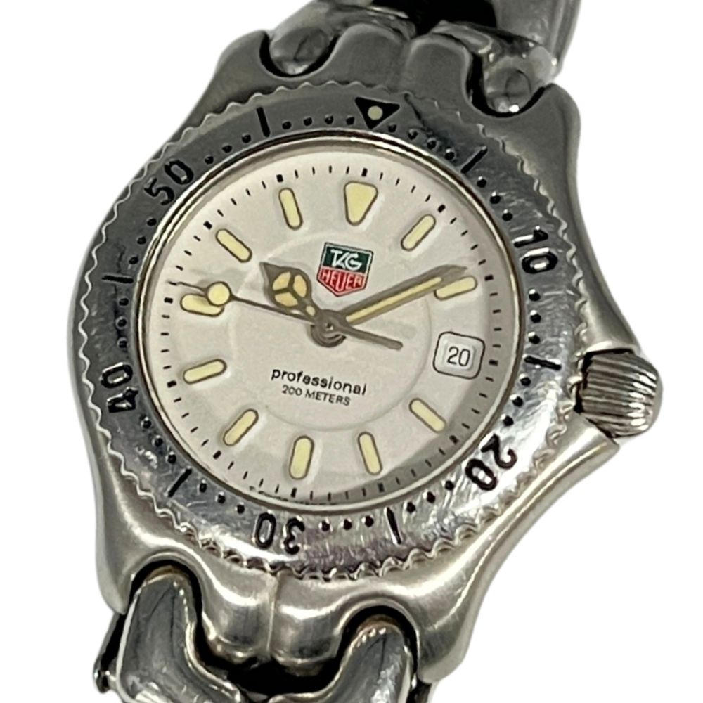 TAG HEUER タグホイヤー WG1312-0 独居室 デイト 石英 レディース ウオッチ 定まり品 / C977【中古】