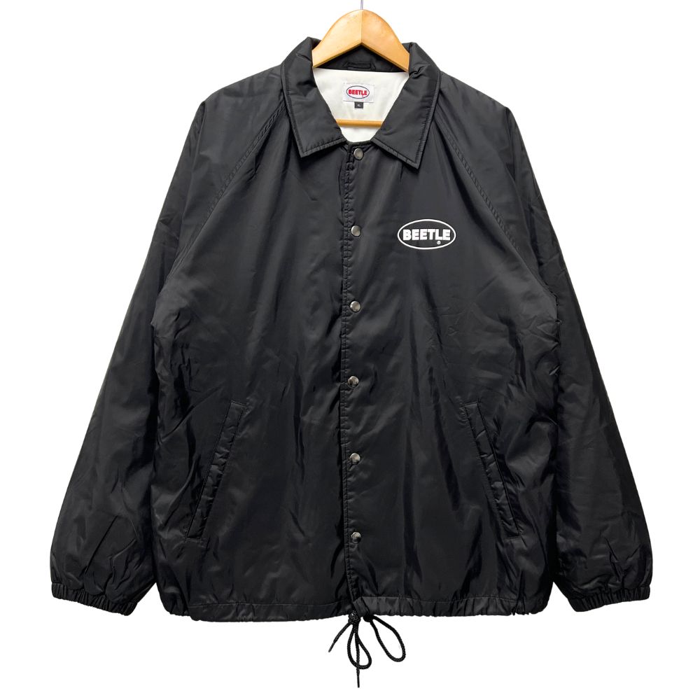OCEAN BEETLE 綿津見 ビートル 中綿 ナイロン コーチジャケット 黒いこと 大きさ XL 定め事品 / 53951【中古】