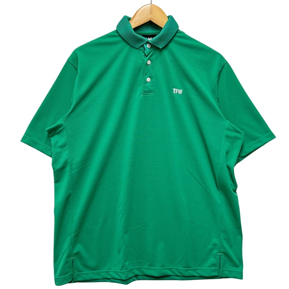 TFW49 ティーエフダブリューフォーティーナイン T102220012 RELAX POLO スポーツシャツ 緑であること系 大きさ M 置き目品 / 54218【中古】