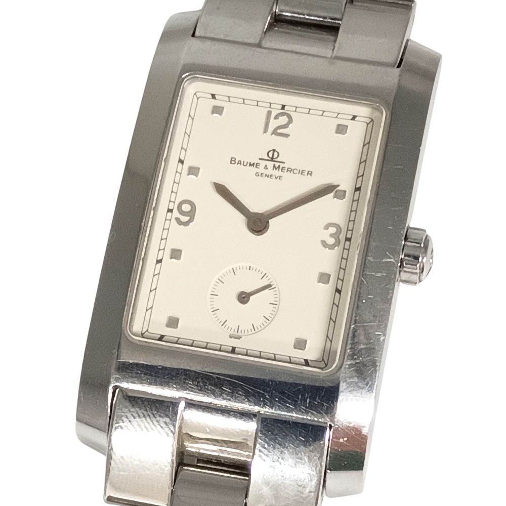 BAUME \u0026 MERCIER ボーム＆メルシェ MV045063 ハンプトン スモール秒 石英 レディース ウォッチ 置き目品 / C1132【中古】