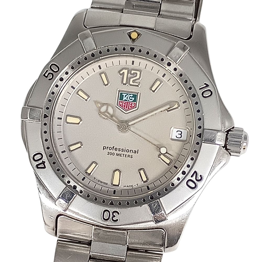 TAG HEUER タグホイヤー WK1112 職業的200m 石英 メンズ ウォッチ 置き目品 / C1160【中古】