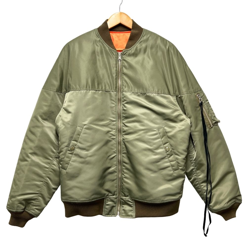 RAGS MCGREGOR ラグスマックレガー 品番 211137602 MA-1 リバーシブル ブルゾン オリーブ サイズ M 正規品 / 54633【中古】｜STONE RIVER