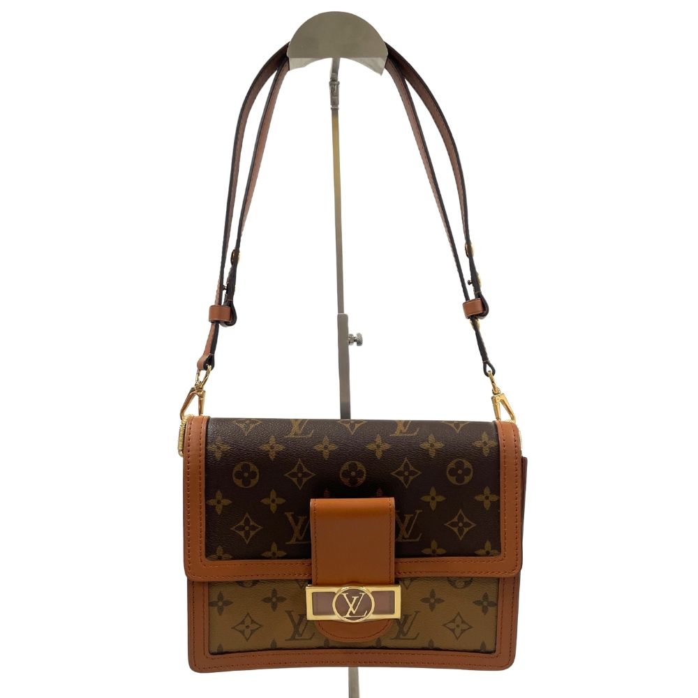 LOUIS VUITTON ルイ・ヴィトン M45958 モノグラムリバース ドーフィーヌ MM ショルダーバッグ 正規品 / 40288【中古】｜STONE RIVER