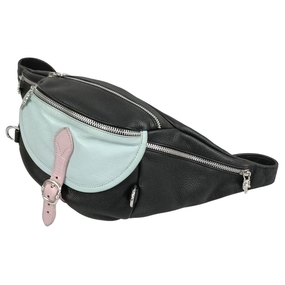 CHROME HEARTS #1 SNAT PACK スナットパック レザーボディバッグ シルバーダガー ガンスリンガー 購入証明書付き 正規品 / 41117【中古】|STONE RIVER