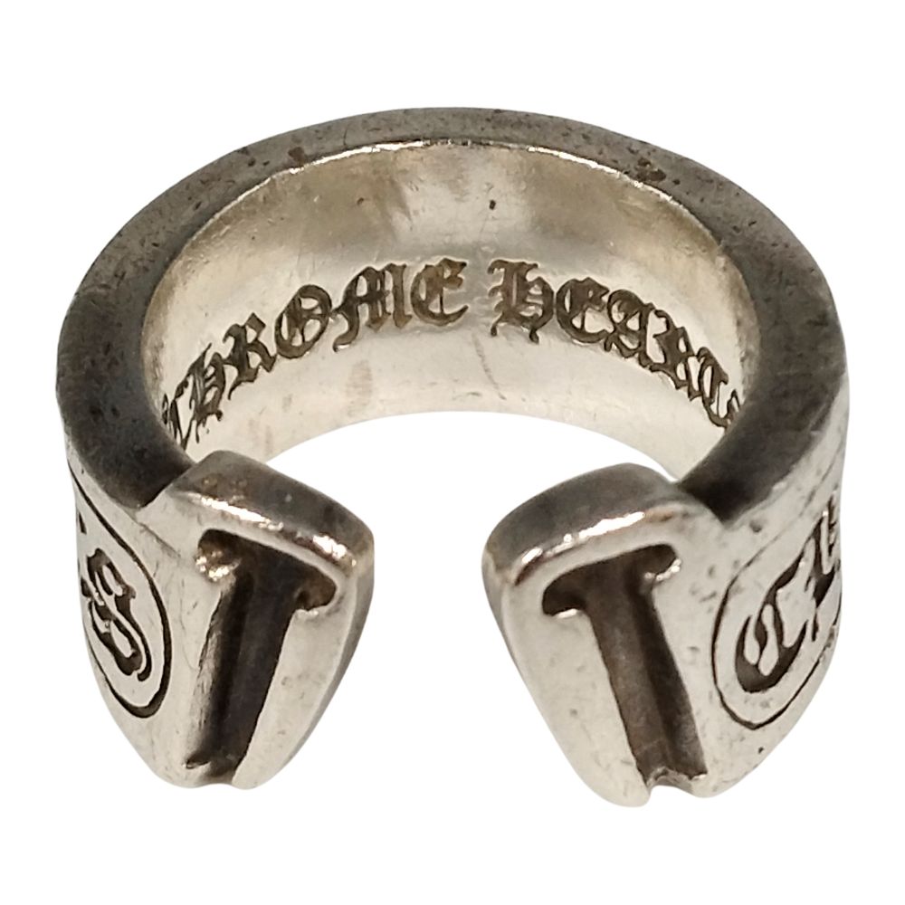 CHROME HEARTS クロムハーツ ラージ スクロールラベル リング・指輪 シルバー925 サイズ 15号 正規品 / 52640【中古】｜STONE RIVER