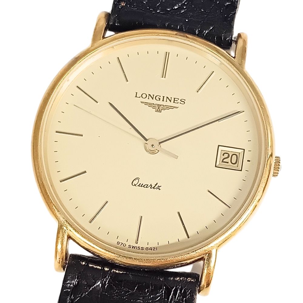 LONGINES ロンジン グランドクラシック クォーツ メンズ 腕時計 正規品 / C1218【中古】｜STONE RIVER