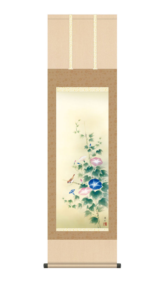 【美品】掛軸 菖蒲 宮台玉英 肉筆 共箱あり 花鳥画 和室インテリア 日本画 夏 楽天市場】掛け軸 掛軸 菖蒲にかわせみ しょうぶにかわせみ 幅