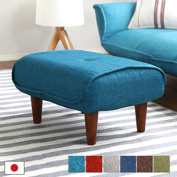 【送料込み】オットマン ダークブルー ウォールナット ForestⅡ 松本木工 送料込み】2人掛けソファ ウォールナット Forest II 松本木工 送料込み