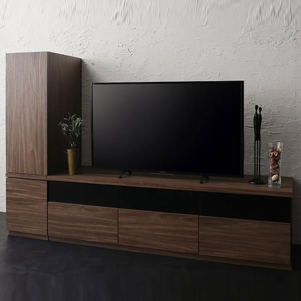 テレビ受像機台 2点仕掛ける（テレビ受像機ゲーム盤幅140+収納家具木扉） テレビ受像機ゲーム盤 置き目ゲーム盤 リビングゲーム盤 テレビ受像機仕合わせ 42型 50型 抽き出し付き添い人 総やか納める 大型テレビ受像機相応う リビング納める扉 扉付 扉付き添い人 収納家具 納める棚 納める仕合わせ リビング納める シーディー納める dvd納める かっこ良い インテリア・寝具・収納-テレビ台・ローボード-収納家具