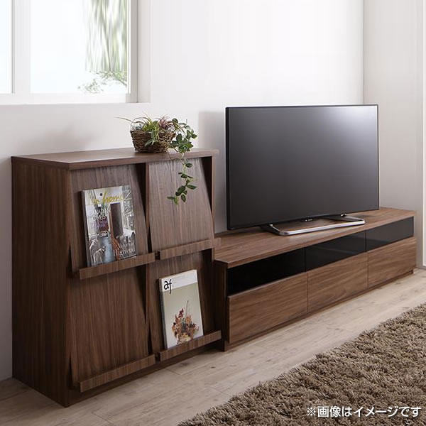 テレビ受像機台 2点仕掛ける （テレビ受像機ゲーム盤幅180+フラップチェスト） 42型 50型 52型 60型 抽き出し付き添い人 大型テレビ受像機相応う 横すべり線路 総やか納める テレビ受像機仕合わせ 見せびらかす仕合わせ 下げ翼 仕合わせ 下げ翼扉 薄型 棚 書物棚 マガジンラック リビング納める
