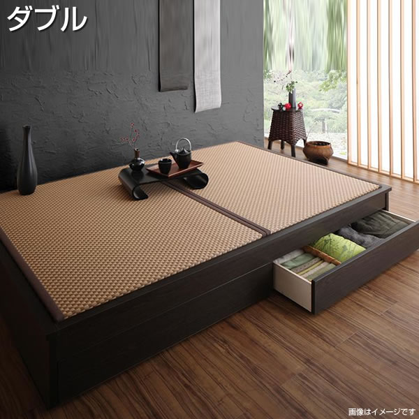小上がり 収納ベッド 畳ベッド 同棲 ダブル 日本製 頑丈 お客様組み立て ワイド 大容量 40mm厚 ダブルベッド 畳ベット たたみベッド 畳みベッド タタミベッド 畳 収納付きベッド 収納付き 大容量 大量 小上がり 収納ベッド 畳ベッド ダブル 日本製 お客様組み立て ワイド
