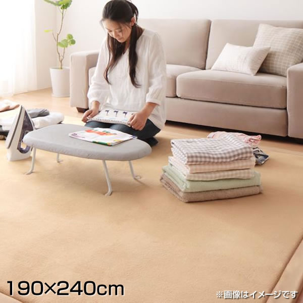 人気商品は 色-ワインレッド 厚さ2cm 190×280cm ラグ /マイクロ ...