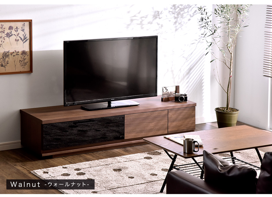 テレビ台 ローボード 完成品 TVボード 150 幅 日本製 国産 鏡面 TV 